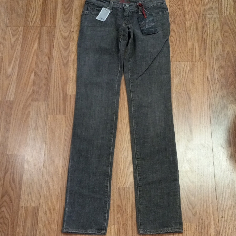 Blue Cult  The Duff's SlateWashed Straight-Leg Skinny Jeans Size 25